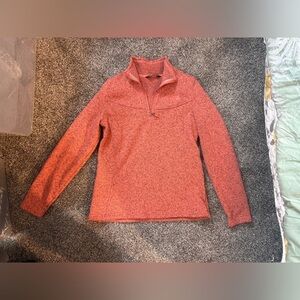 The North Face quarter-zip - pink/salmon color
